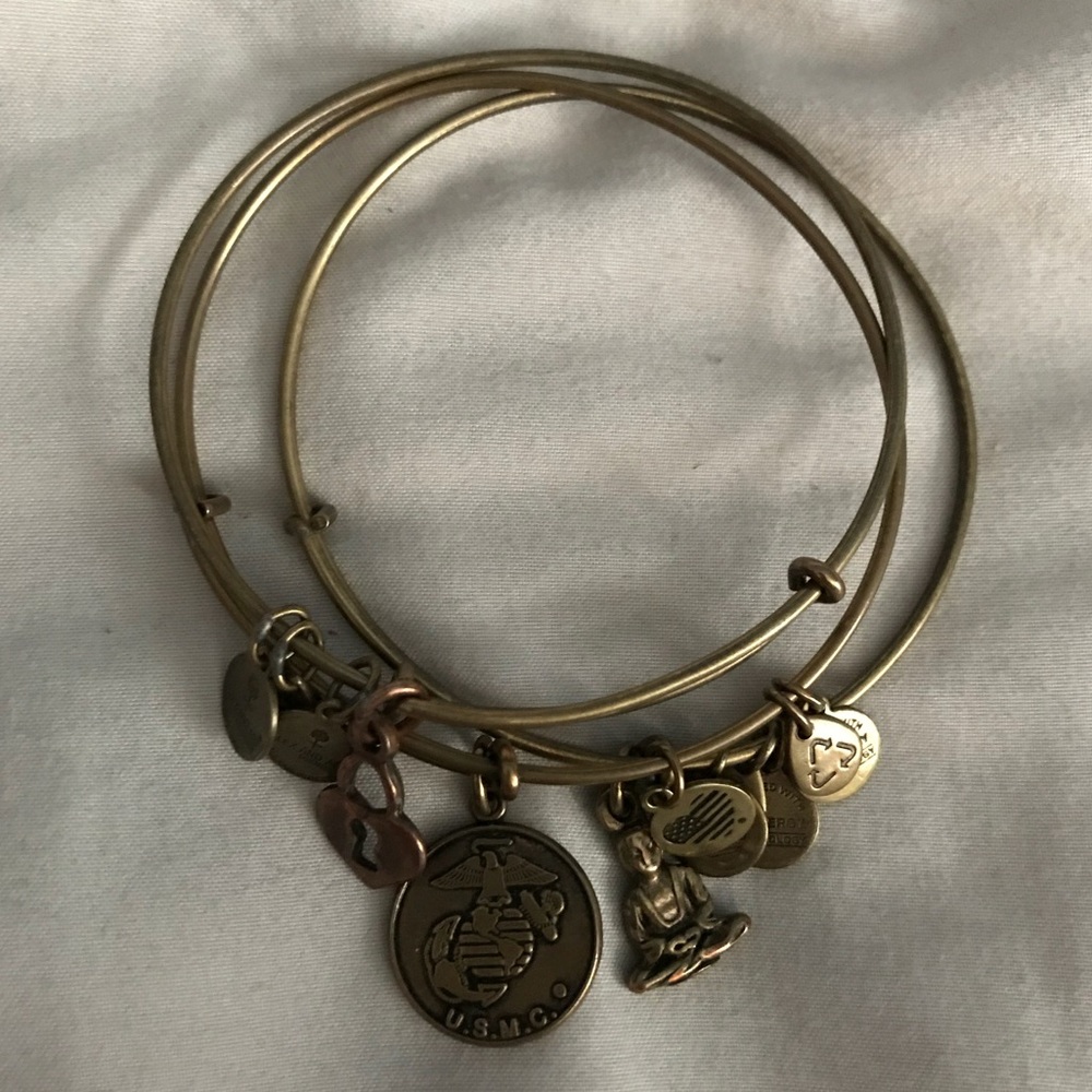 Gold Alex and Ani Bracelet